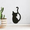 silhouette-de-chat-en-métal